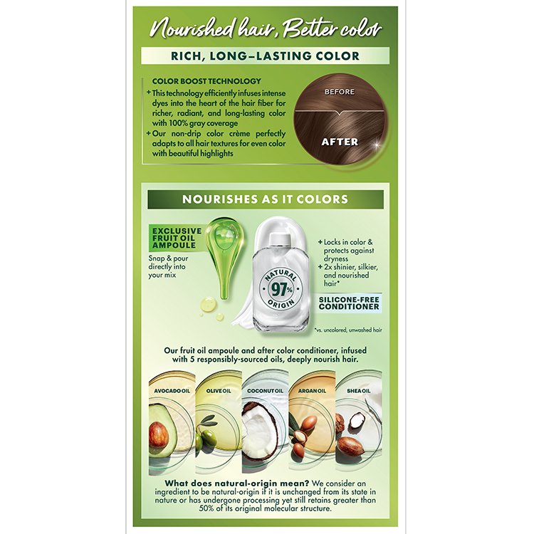 Light Natural Brown Hair Silicone Free Color Conditioner - Garnier